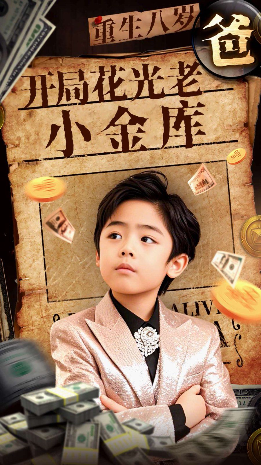 重生八歲，開局花光老爸小金庫(全集)